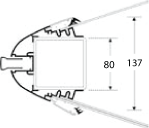pylon 80/2V - prerez