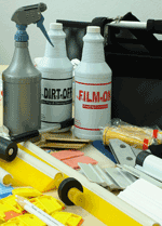 magnetna folija, čistila, orodje za delo s folijami