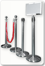 stebrički za usmerjanje in omejitev dostopa