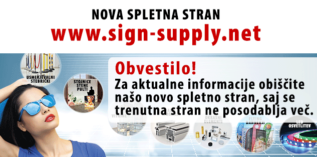 Nova spletna stran sign-supply.net